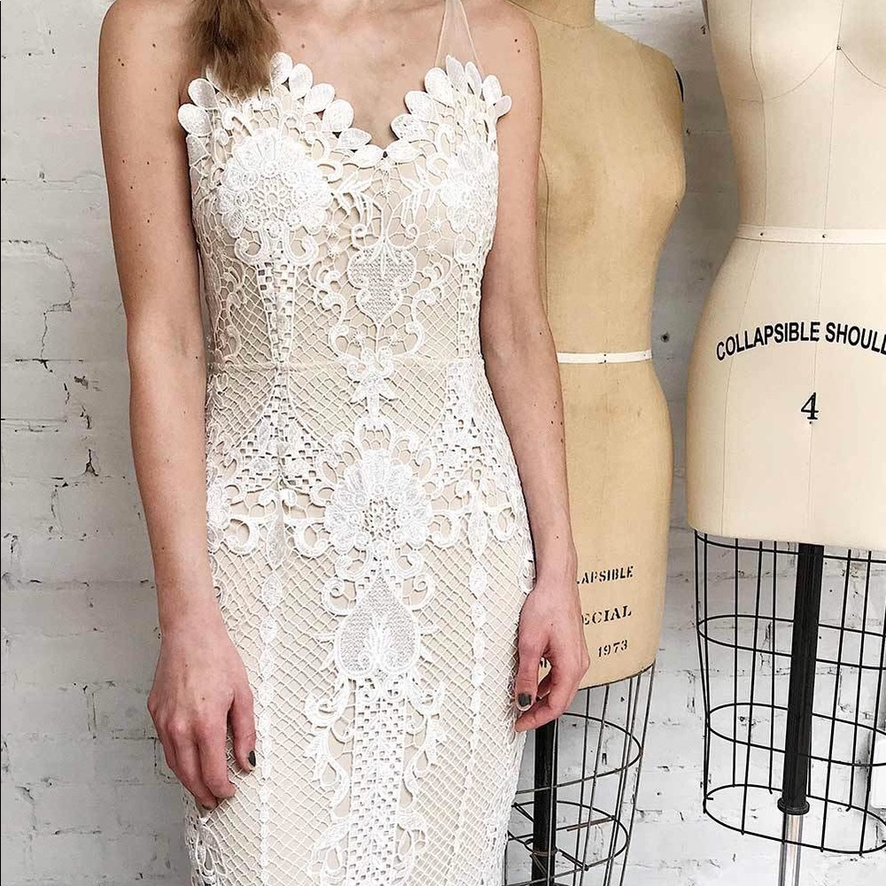 NWT Elegant Boho Maxi Bridal/Elopement Dress